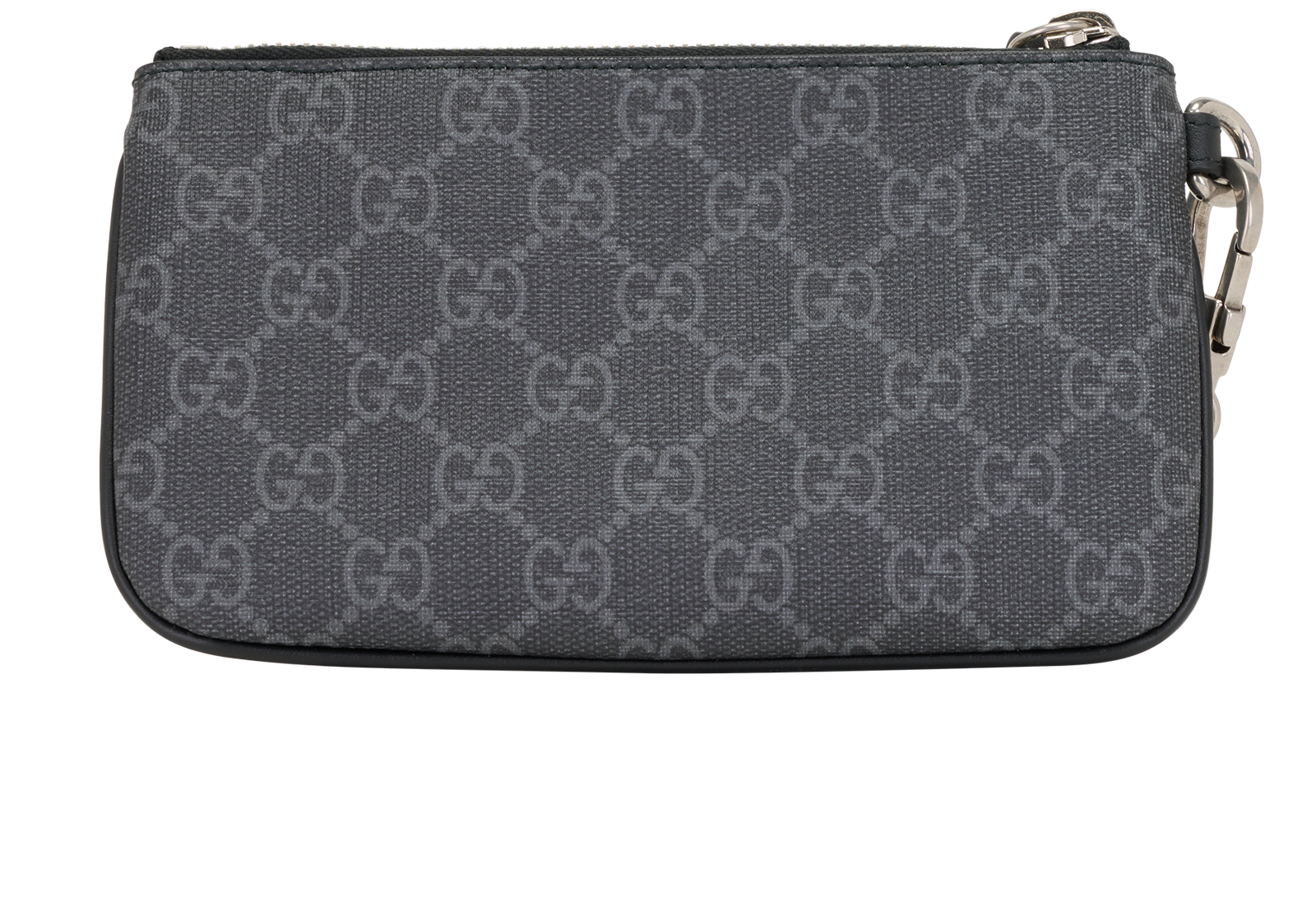 Gucci Kingsnake Pouch, &pound;250, Accessories, Grey, Canvas, Back view